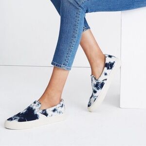 Madewell Sidewalk Tie Dye Slip On Sneaker Unisex Size 9.5